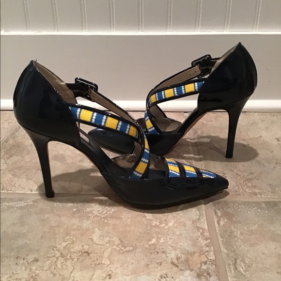 Laura Bailey for LK Bennett Patent/Canvas Pump 8.5 - Picture 5 of 13